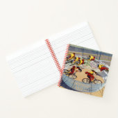 セブン・ゲイネルズのサーカスのポスター自転車に乗る ノートブック (内部)