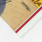 セブン・ゲイネルズのサーカスのポスター自転車に乗る フリースブランケット (角)