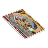 セブン・ゲイネルズのサーカスのポスター自転車に乗る マグネット (右側)