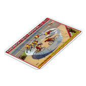 セブン・ゲイネルズのサーカスのポスター自転車に乗る マグネット (左側)