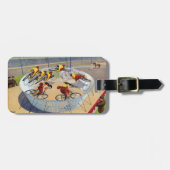 セブン・ゲイネルズのサーカスのポスター自転車に乗る ラゲッジタグ (正面横)