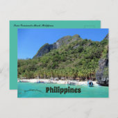 セブン・コマンドスビーチ・フィリピン ポストカード (正面/裏面)