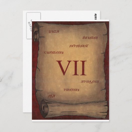 セブン ポストカード (正面/裏面)