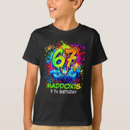 セブン 誕生日 グラフィティ Tシャツ