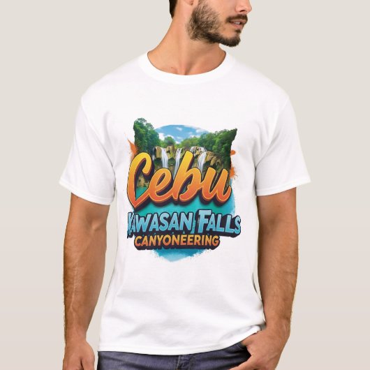 セブ カワサン滝 カニオニング Tシャツ (正面)