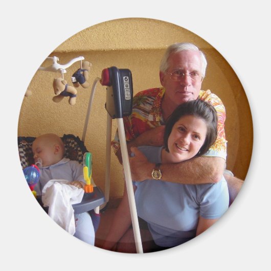 セブ・ダニ・パパ マグネット (正面)