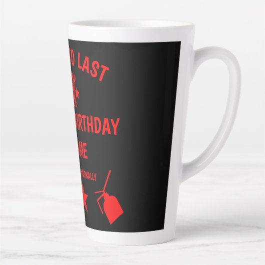 セプタリアン70th誕生日パーティー カフェラテマグ (右)