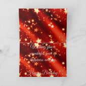 セプテンバー誕生日おもしろい引用文 カード (内部)