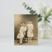 セベラ&キャサリン・ラール、1910年頃 ポストカード (スタンド正面)