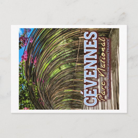 セベンヌ国立公園 – フランス，ガール，ロゼレ ポストカード (正面)