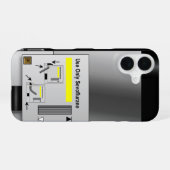 セボフルラン気化器麻酔 iPhone 16ケース (裏面横)
