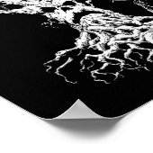 セマタリーマーチ。デザイン幽霊ツリー。マウン幽霊のよく出るト ポスター (角)