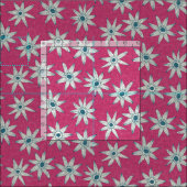 セマピンクブルー ファブリック (タイル)