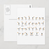 セマフォフラグチャート ポストカード (正面/裏面)