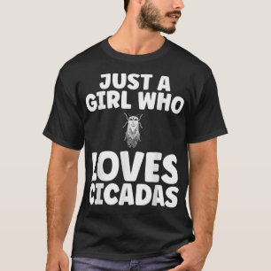 セミが大好きな女の子 Tシャツ