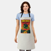 セミが目を覚ます エプロン (着用した状態)