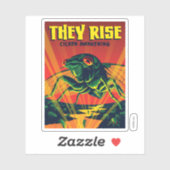 セミが目を覚ます シール (シート)