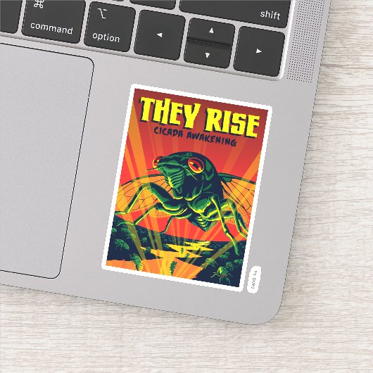 セミが目を覚ます シール (詳細)