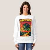 セミが目を覚ます スウェットシャツ (正面フル)