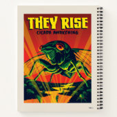 セミが目を覚ます ノートブック (裏面)