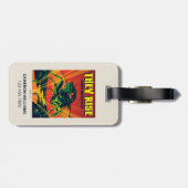 セミが目を覚ます ラゲッジタグ (裏面横)