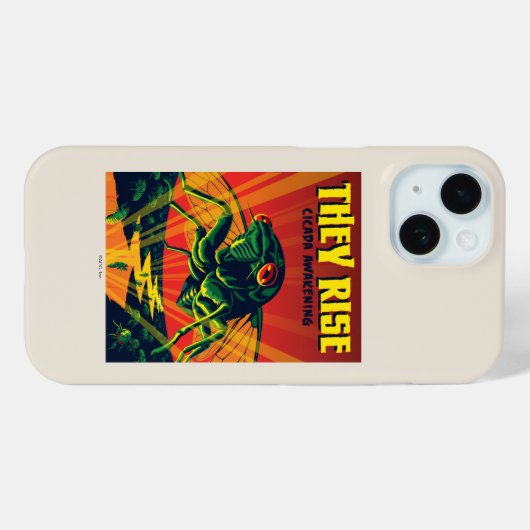 セミが目を覚ます Case-Mate iPhoneケース (裏面 (横))