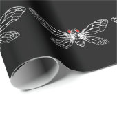 セミの塊X ラッピングペーパー (ロールコーナー)