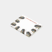 セミの昆虫の写真パーソナライズされた ポストイット (アングル)