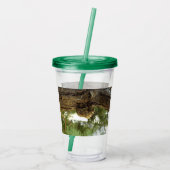 セミの殻。急いでいた。 アクリルタンブラー (裏面)