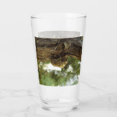 セミの殻。急いでいた。 タンブラーグラス (裏面)