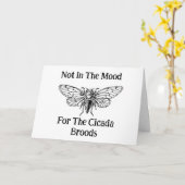 セミの気分ではない カード (黄色い花)