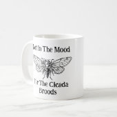 セミの気分ではない コーヒーマグカップ (正面左)