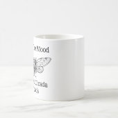 セミの気分ではない コーヒーマグカップ (中央)