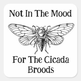 セミの気分ではない スクエアシール