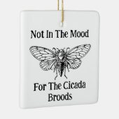 セミの気分ではない セラミックオーナメント (右)