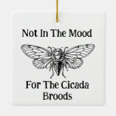 セミの気分ではない セラミックオーナメント (裏面)