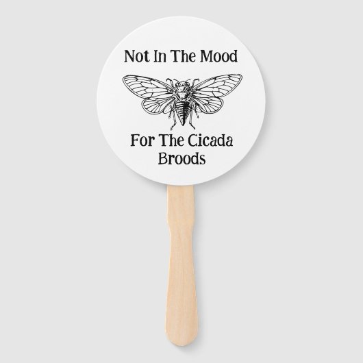 セミの気分ではない ハンドファン (裏面)