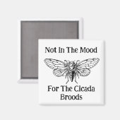 セミの気分ではない マグネット (正面/裏面)