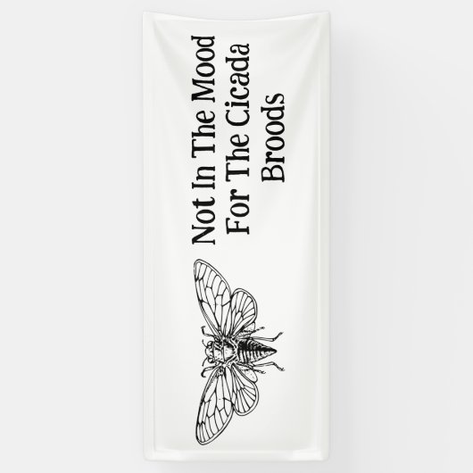 セミの気分ではない 横断幕 (縦)