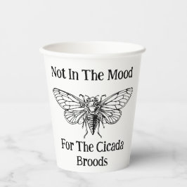 セミの気分ではない 紙コップ