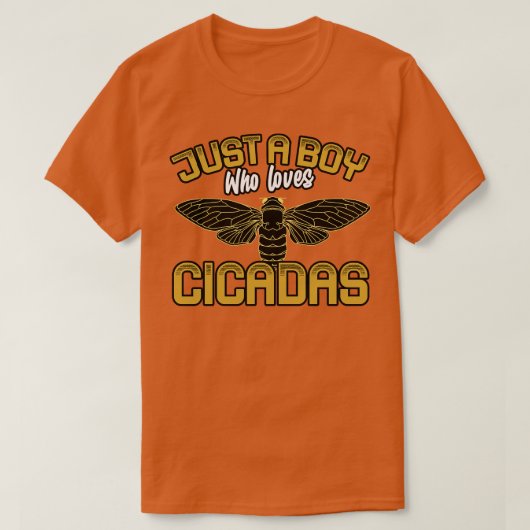 セミを愛する少年1 Tシャツ (デザイン正面)