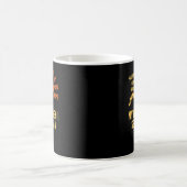 セミを見おもしろいるとセミの血X コーヒーマグカップ (中央)