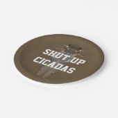 セミを閉じる ペーパープレート (アングル)