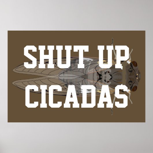 セミを閉じる ポスター (正面)