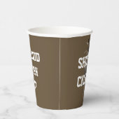 セミを閉じる 紙コップ (右)