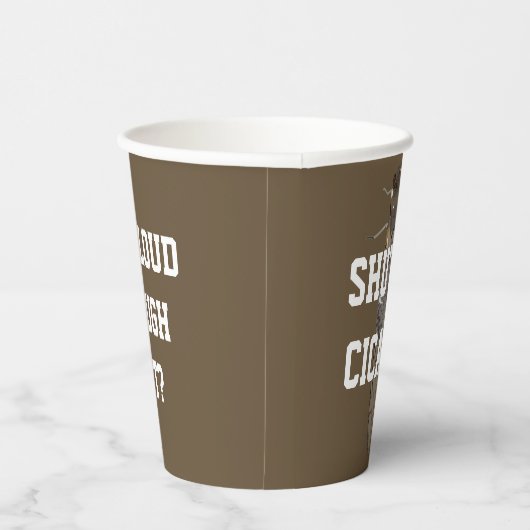 セミを閉じる 紙コップ (右)