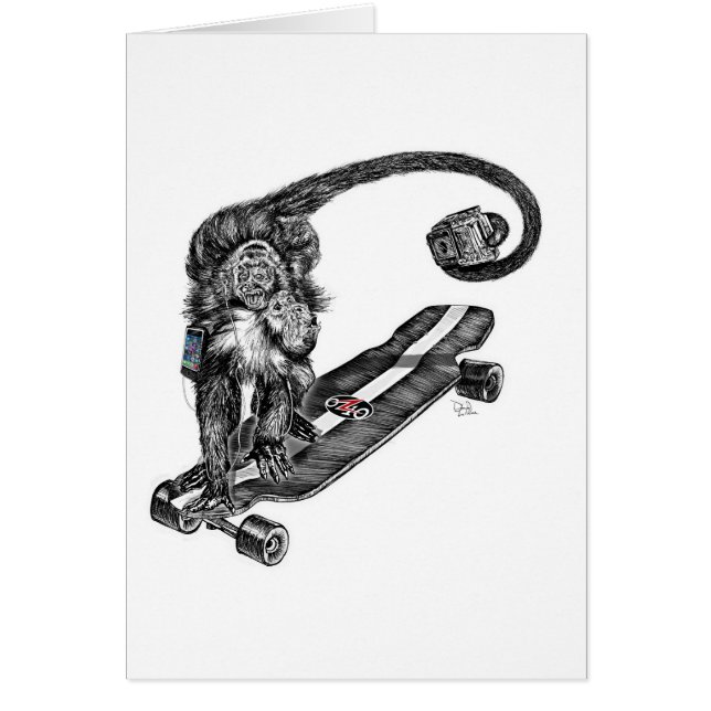 セミアンスケートボードセルフィー (正面)