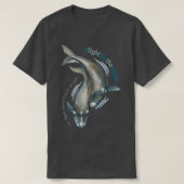 セミクジラ1 Tシャツ (デザイン正面)