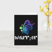 セミクロバタフライ自殺防止認識度T カード (黄色い花)