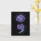 セミクロムシャツ自殺防止認識度Menta カード (黄色い花)